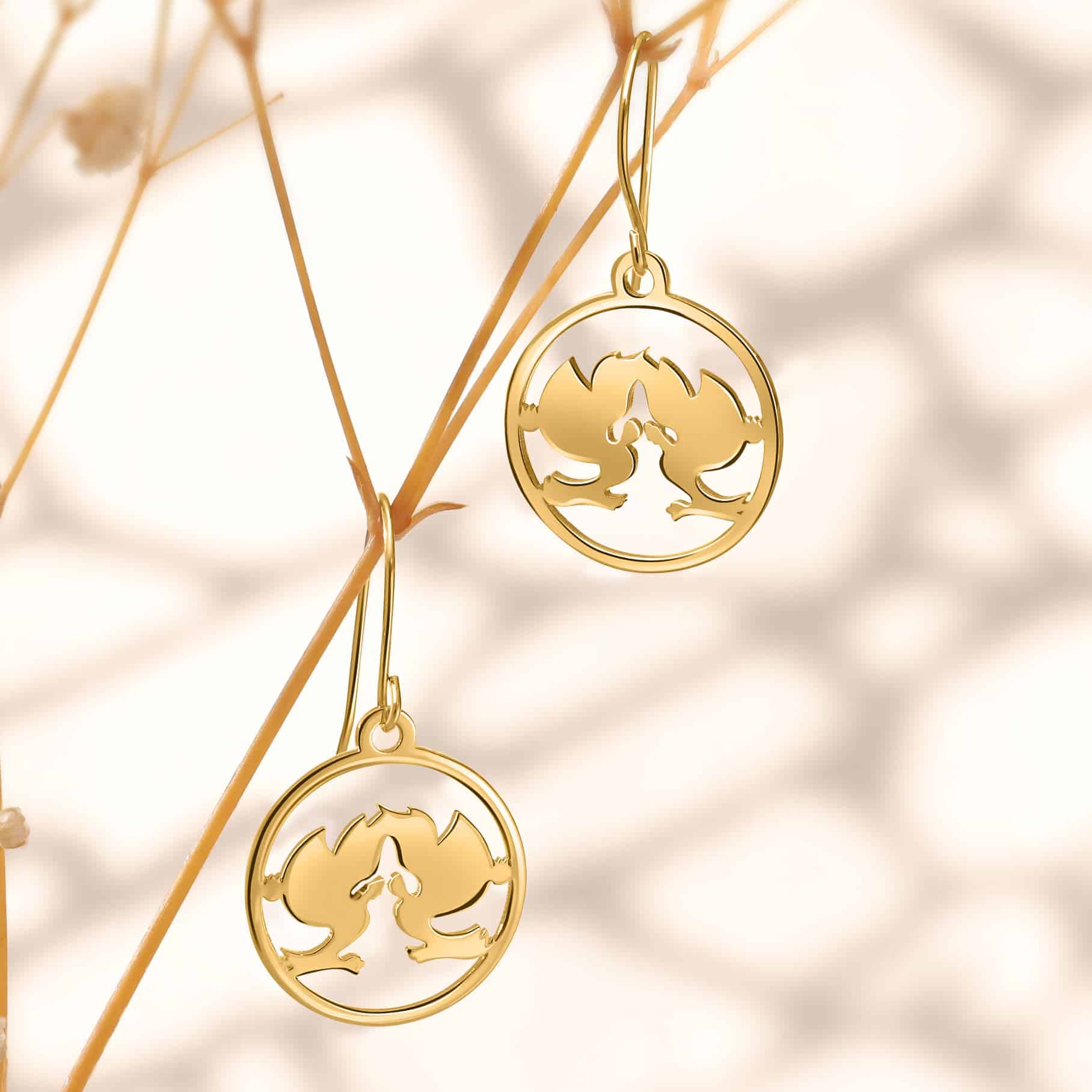 עגילי כרובים קטן