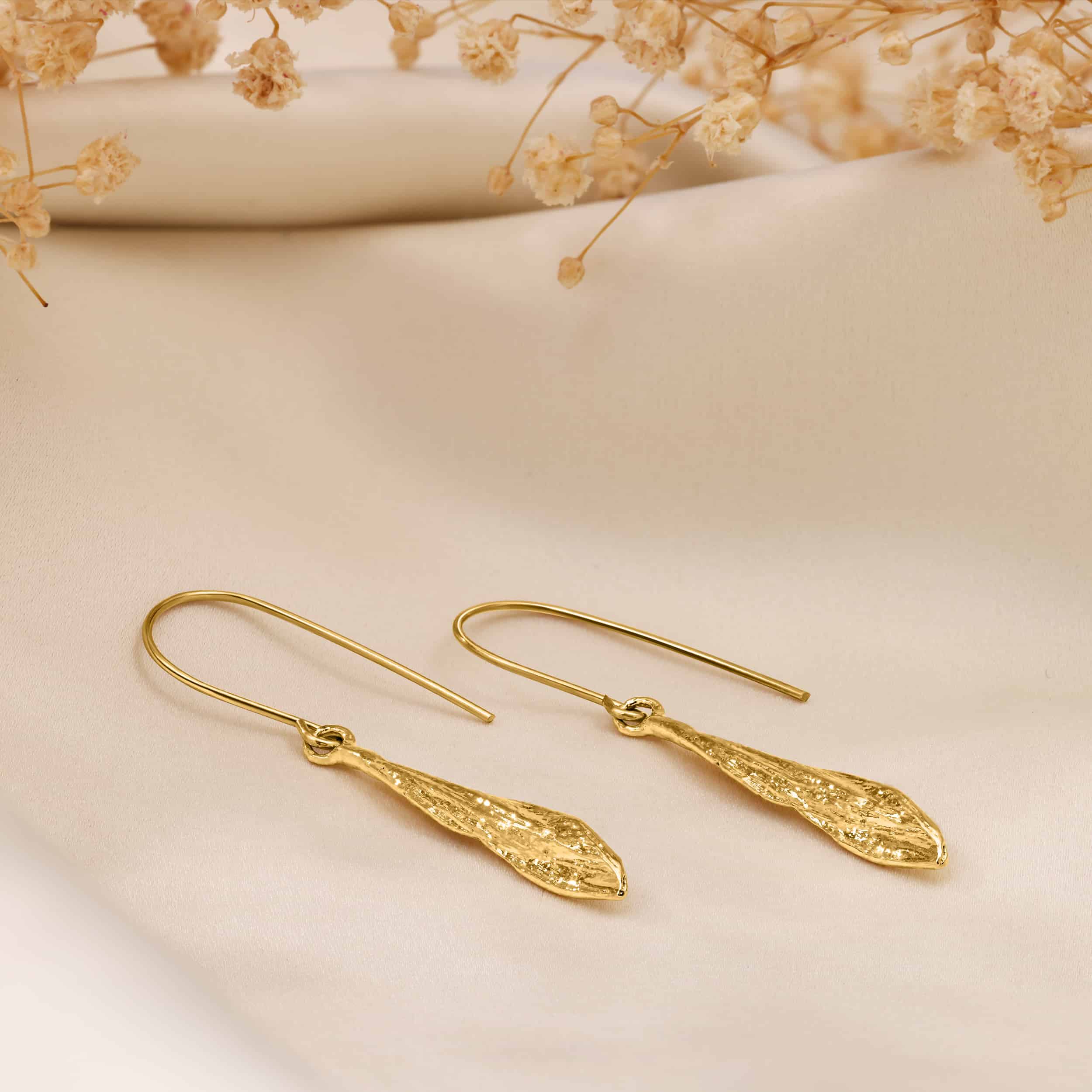 עגילי עלה זית